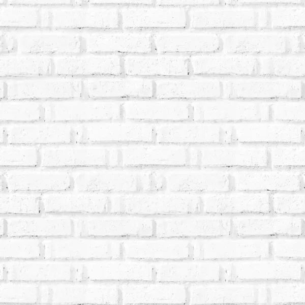 Modern White Brick Wallpaper - White