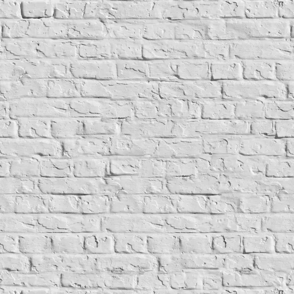 Scandinavian White Brick Delight - White