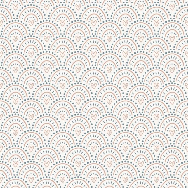 Arcadia Bliss Kids' Wallpaper - White