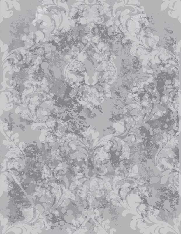 Velvet Noir Damask – Black & Grey Wallpaper - Image 4