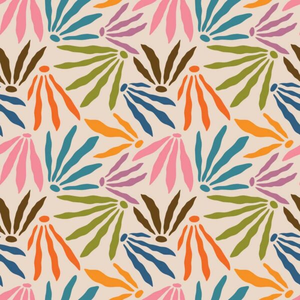 Tutti Petal Wallpaper - Beige
